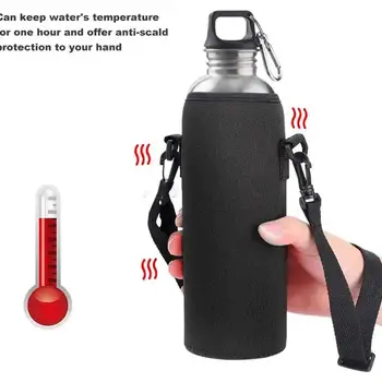 1 шт. Плечевой ремень, сумка для бутылки с водой, протектор, Плечевая чашка, Ремень для сумки с бутылкой, Защитный чехол, чехол для воды, Походный чехол, Le X0z3