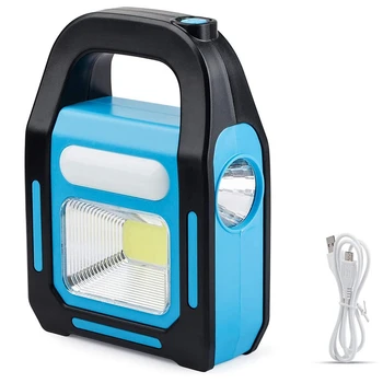 3 В 1 Солнечный USB перезаряжаемый светодиодный фонарь для кемпинга, зарядка для устройства, водонепроницаемый аварийный фонарик со светодиодной подсветкой
