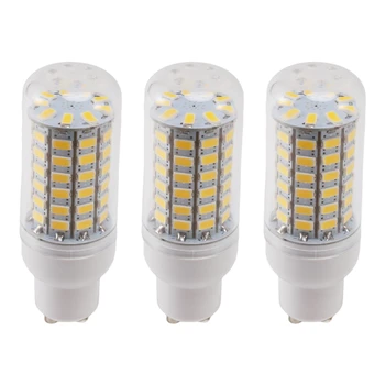 3X GU10 10 Вт 5730 SMD 69 светодиодных ламп LED Corn Light Светодиодная лампа энергосберегающая 360 градусов 200-240 В белый