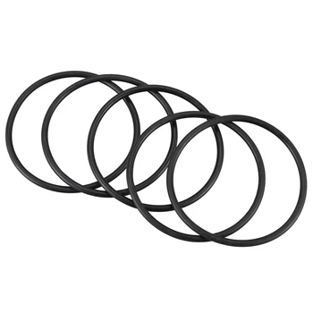 5 ШТ, внешний диаметр 80 мм, Толщина фильтра 4 мм, резиновое уплотнительное кольцо черного цвета