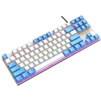 87 клавишная настоящая механическая клавиатура Q301 PBT keycap, соответствующая цвету подключаемой проводной механической клавиатуры оптом