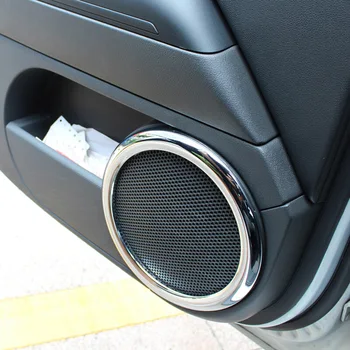 ABS Хром для Jeep Compass 2011 2012 2013 2014 дверной внутренний динамик звуковое рожковое кольцо рамка Крышка Отделка аксессуары для стайлинга автомобилей
