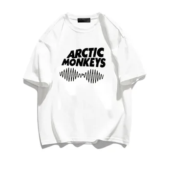 Arctic Monkeys Рок-группа Футболка Мужская Женская Футболка Мужская Хип-Хоп Футболка Одежда Манга Футболка С коротким рукавом Уличная Одежда Y2k Трендовые Топы