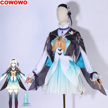 COWOWO Honkai: Star Rail Firefly Dress Женский Косплей Костюм Cos Game Anime Party Uniform Hallowen Play Role Clothes Одежда