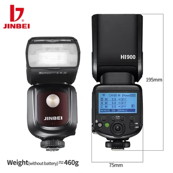 JINBEI HI900 80 Вт TTL HSS Вспышка Speedlite для Фотосъемки Canon Sony Nikon Fuji Olympus Pentax Camera