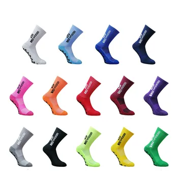 TC Унисекс 14 цветов футбольных носков Круглая силиконовая присоска Противоскользящие футбольные носки Спортивная уличная обувь