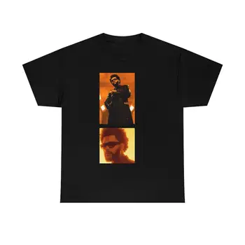 The Weeknd Orange After Hours Till Dawn мужская футболка из плотного хлопка