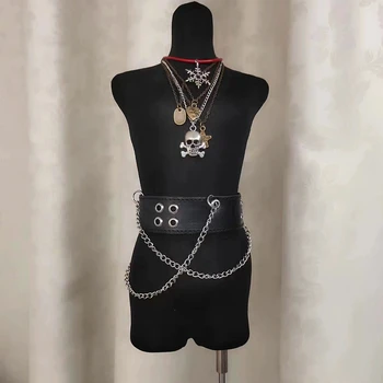 [wamami] 16 # Черный кожаный ремешок для платья 1/3 SD DZ AOD BJD Dollfie