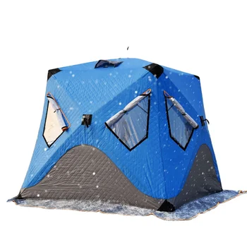 YOUSKY с высокой изоляцией Зимний уличный куб для ловли карпа, большие переносные палатки для сауны, теплый Большой купол палатки для подледной рыбалки