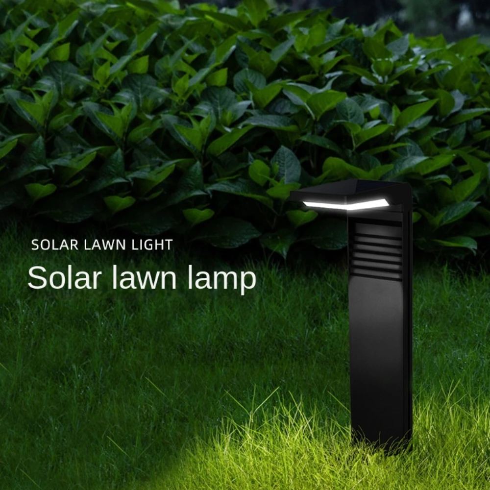 Современный ландшафтный дизайн Боллард свет открытый водонепроницаемый светодиодный Солнечный сад огни для украшения двора 