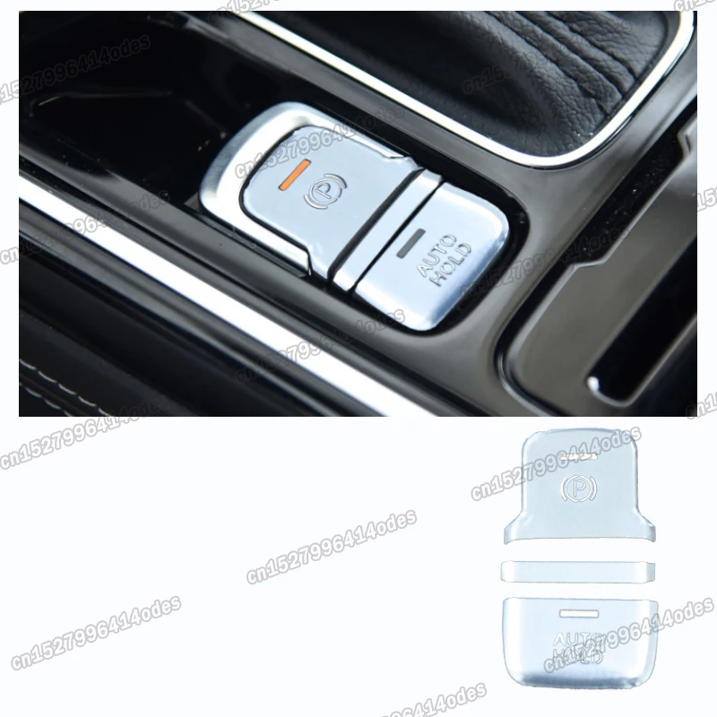 автомобильная электронная кнопка ручного тормоза из алюминиевого сплава, наклейка-накладка для trumpchi gs8 2020 2021 2022 2018 2019 gm8 gn8 аксессуары