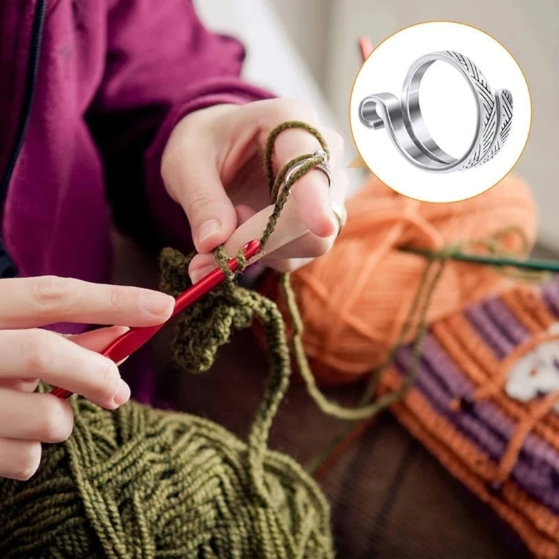 Открытые направляющие для пряжи Кольца для быстрого вязания Руководство по пряжи DIY Craft