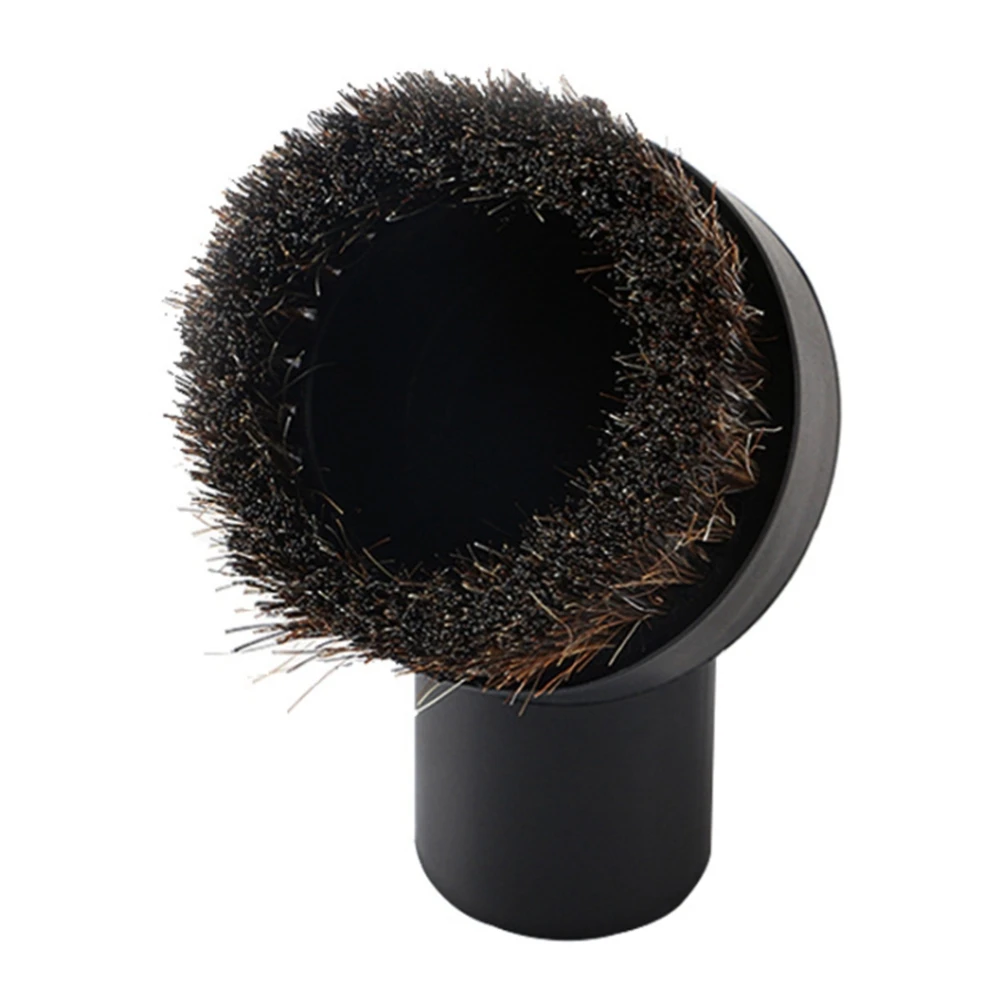 Сменная головка щетки для пылесоса из конского волоса диаметром 32 мм, Круглая Щетка для удаления пыли с клавиатуры, Запчасти для пылесоса