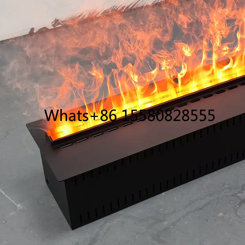 1000 Мм Автоматическое 3D Светодиодное Пламя Водяной Туман Огненный Пар Паровой Электрический Настенный Камин