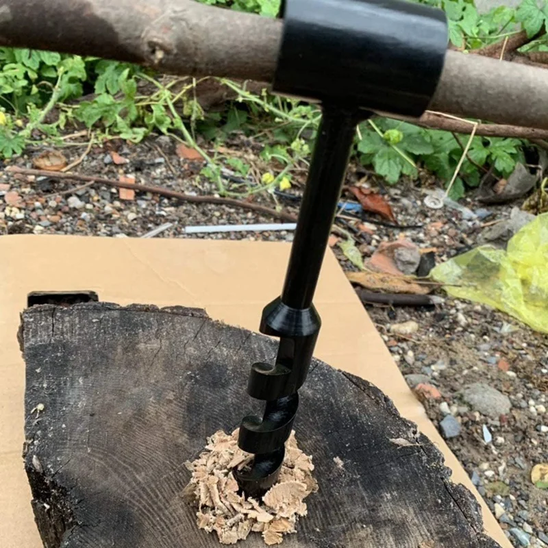 Ручная дрель по дереву Roto Инструменты для раскалывания кемпинга Ручное Шнековое сверление Инструменты для дерева