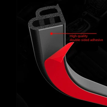 Аксессуары для замены задней уплотнительной Прокладки Черная Передняя Дверь автомобиля 10-метровое Г-образное литье из резины EPDM Прочный