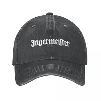 Бейсболка Jagermeister Винтажная потертая джинсовая кепка от солнца в стиле унисекс, всесезонные подарочные шляпы для путешествий, кепка