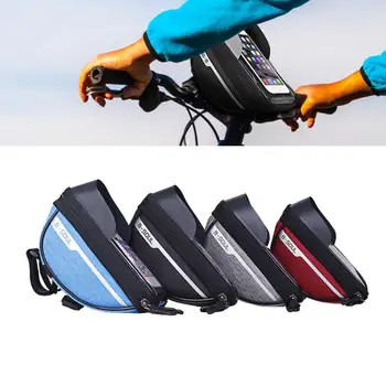 Велосипед B-SOUL Cycling Велосипедная трубка для головы, руль, сумка для смартфона, держатель для телефона с видимым экраном, сумки для крепления телефона, чехол для телефона 6,4 дюйма