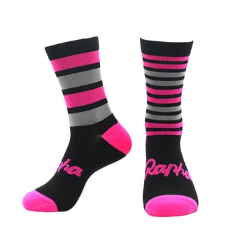 велоспорт Новые мужские носки высокого качества Pink Pro 2023 женская команда MTB велосипедные носки Дышащие Дорожные Велосипедные носки Спортивные гонки на открытом воздухе s