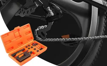 Выключатель велосипедной цепи, комплект для ремонта велосипедной цепи с набором инструментов для ремонта отсутствующей цепи, выключатель мотоциклетной цепи, устройство для резки цепи мотоцикла