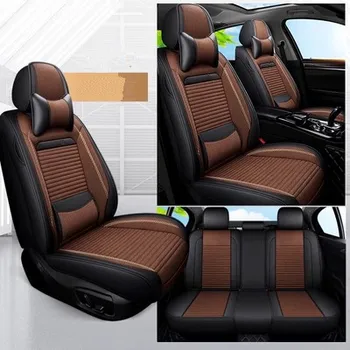 Высокое качество! Полный комплект чехлов для автомобильных сидений Lexus ES 250 350 300h 2017-2012 прочная дышащая эко-подушка для сиденья, бесплатная доставка