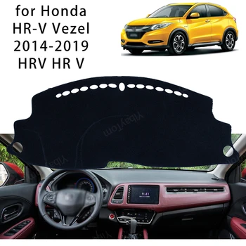 Для Honda HR-V Vezel 2014-2019 HRV HR V Консоль приборной панели Замшевый коврик Протектор Солнцезащитный козырек