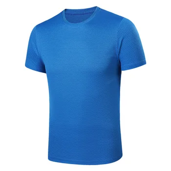 Дышащие мужские футболки для бега, тренировок, Быстросохнущий черный топ с коротким рукавом, Спортивная футболка для занятий в тренажерном зале, баскетболом, бодибилдингом