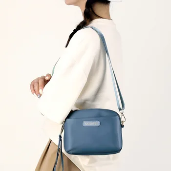 Женская диагональная сумка на одно плечо для отдыха, модные нейлоновые сумки через плечо, сумки для телефона, сумка через плечо