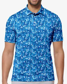 Камуфляжные футболки-поло, рубашка-поло с художественным принтом, мужская трендовая рубашка, летняя одежда на заказ с коротким рукавом