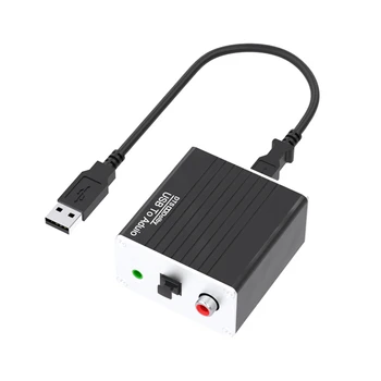 Конвертер USB в аудио Звуковая карта ПК для PS5 в Динамик 3,5 мм AUX Конвертер Волоконно-Коаксиальный DTS Dolby 5.1 Исходный код