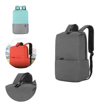 Мини-рюкзак унисекс, контрастный по цвету, легкая женская мужская сумка через плечо, рюкзак, дорожная сумка