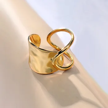 Модное Регулируемое кольцо с перекрестием в стиле панк для женщин и девочек, подарок для свадебной вечеринки, ювелирные изделия e580