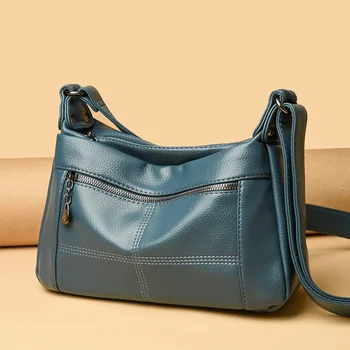 Модные классические сумки через плечо для женщин, дизайнерские сумки из высококачественной кожи, сумки-мессенджеры, женские кошельки и сумки