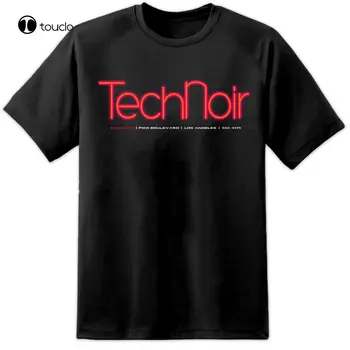 Мужская футболка в стиле Tech Noir для ночного клуба - Фильм 