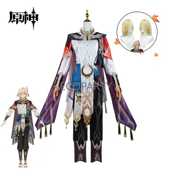 НОВЫЙ аниме игровой костюм Genshin Impact Kaveh, костюм для косплея, Великолепная красивая униформа, карнавальный костюм для вечеринки на Хэллоуин, мужская одежда