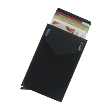 Новый держатель для кредитных карт, кошелек, автоматический чехол с крышкой для карт, ID, держатель для смарт-карт, Модный мини-кошелек, Модный