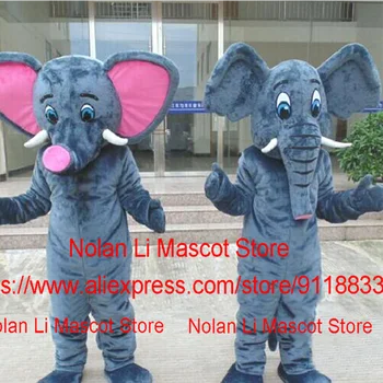 Новый изготовленный на заказ костюм талисмана серого слона, мультяшный набор, реквизит для фильма, ролевая реклама, подарок для крупномасштабного мероприятия для взрослых 537