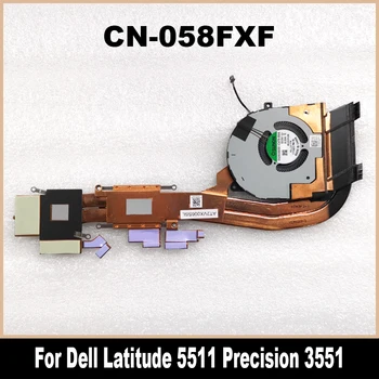 Новый Оригинальный 058FXF Для Dell Latitude 5511 Precision 3551 Вентилятор Охлаждения Ноутбука Cooler Вентилятор Радиатора 58FXF CN-058FXF
