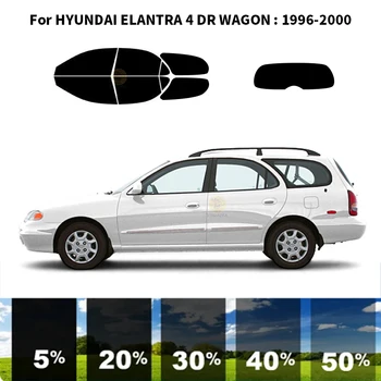 Предварительно Обработанная нанокерамика car UV Window Tint Kit Автомобильная Оконная Пленка Для HYUNDAI ELANTRA 4 DR WAGON 1996-2000