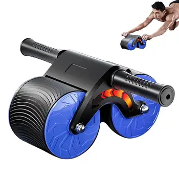 Ролик Ab Wheel, Здоровое колесо для брюшного пресса, Тренажерное колесо с поддержкой локтя и таймером, тренажеры для домашних тренировок
