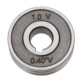 Ролик подачи для сварки нержавеющей стали с V-образным накатником 1,0-1,2 мм, 0,6 - 0,8 мм
