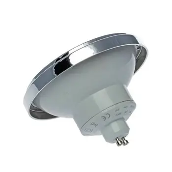 Светодиодная прожекторная лампа AR111 мощностью 15 Вт с регулируемой яркостью Заменяет галогенную лампу ES111 G53 GU10; Встроенный прожектор AC220V для внутреннего освещения.