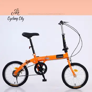Складной велосипед для мужчин и женщин на открытом воздухе, легкий амортизирующий мини-велосипед для взрослых, 16-дюймовый детский студенческий велосипед для взрослых, новинка 2023 года