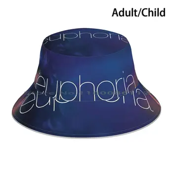 Солнцезащитная кепка Euphoria фиолетового цвета Euphoria Tv Show Zendaya Actors Rue, складная уличная шляпа рыбака