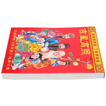 Традиционный календарь, висящий на стене, Отрывной календарь, Год Дракона, Календарь, Китайский Новый год по Лунному Календарю, письменный стол