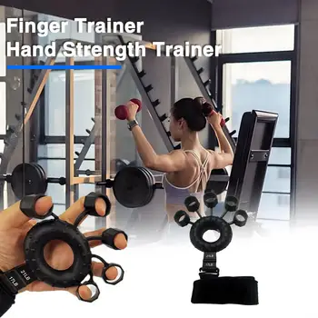 Тренажер для увеличения нагрузки на пальцы Увеличьте силу захвата с помощью этого компактного тренажера для рук и предплечий.