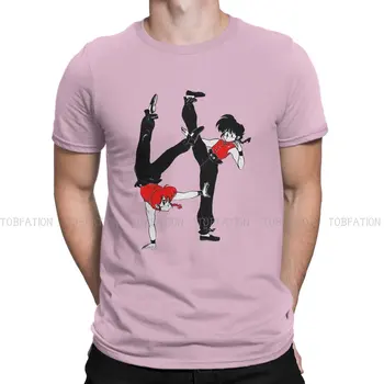 Футболка Battel Ranma12 Amine Классическая подростковая Гранжевая футболка оверсайз с круглым вырезом, хит продаж, мужские блузки Harajuku