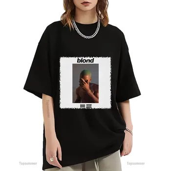 Футболка Frank Ocean Blonde с альбомом Tour, Мужская летняя уличная одежда, футболка с графическим принтом, Женские винтажные хлопковые футболки Harajuku