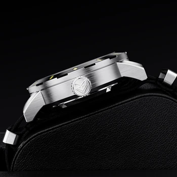 Часы FeelNever Сапфировое стекло Спортивные мужские механические часы для дайвинга Водонепроницаемые механические часы с автоматическим управлением из нержавеющей стали