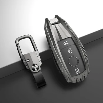 Чехол для Ключей От Автомобиля Из цинкового сплава Mercedes Benz AMG A C E S серии E200L E300L C260L E260 W204 W212 W176 CLA GLA Аксессуары